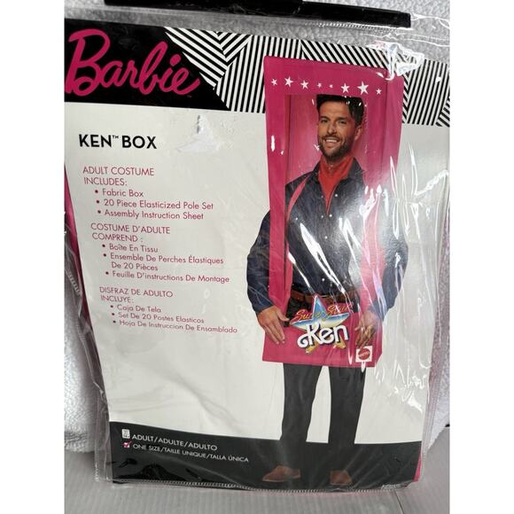 Halloween Costume Barbie Ken Doll In Box Adult One Size - Picture 1 of 4